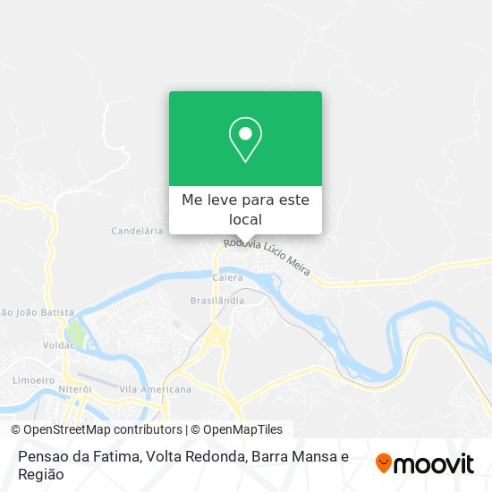 Pensao da Fatima mapa