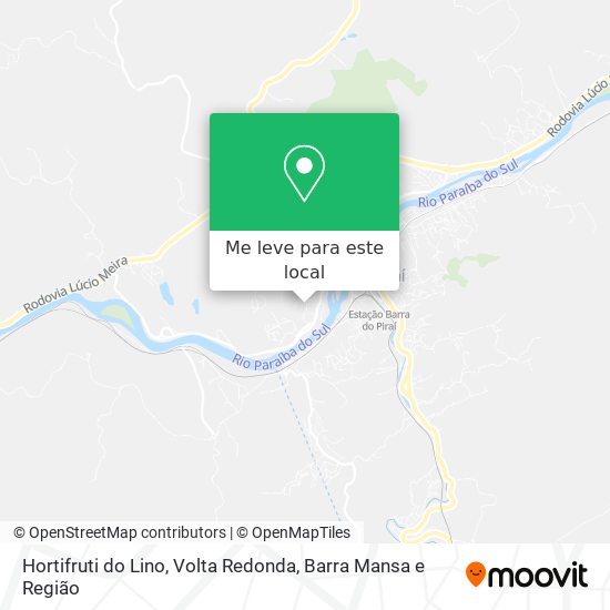 Hortifruti do Lino mapa