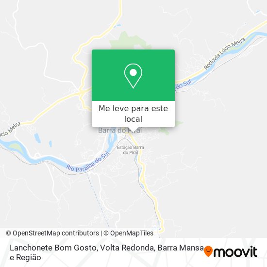 Lanchonete Bom Gosto mapa