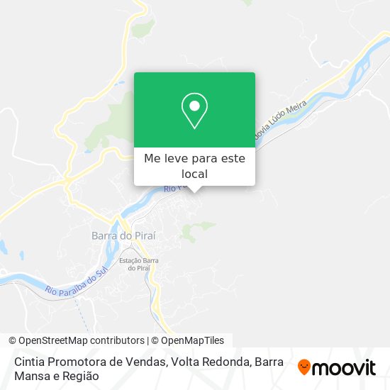 Cintia Promotora de Vendas mapa