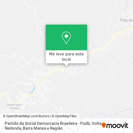 Partido da Social Democracia Brasileira - Psdb mapa