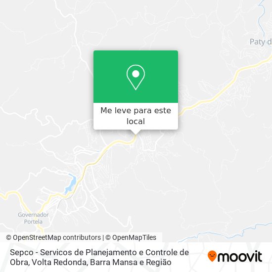 Sepco - Servicos de Planejamento e Controle de Obra mapa