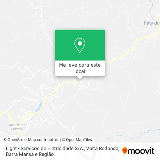 Light - Serviços de Eletricidade S / A. mapa