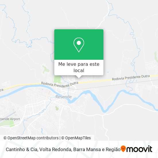 Cantinho & Cia mapa