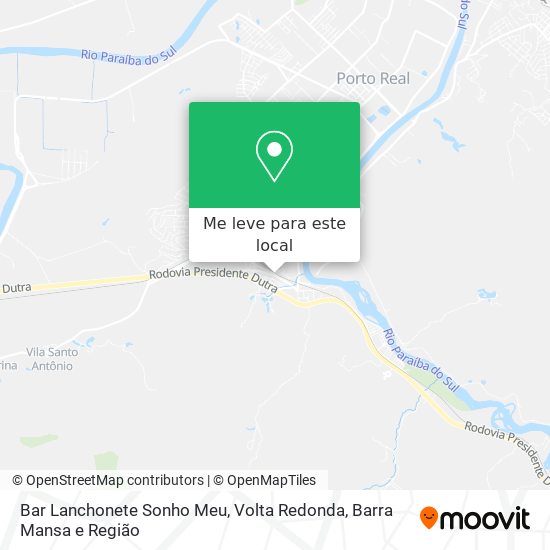 Bar Lanchonete Sonho Meu mapa