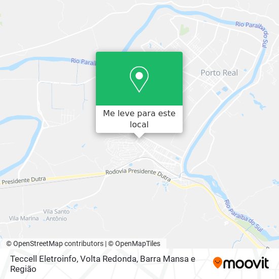 Teccell Eletroinfo mapa