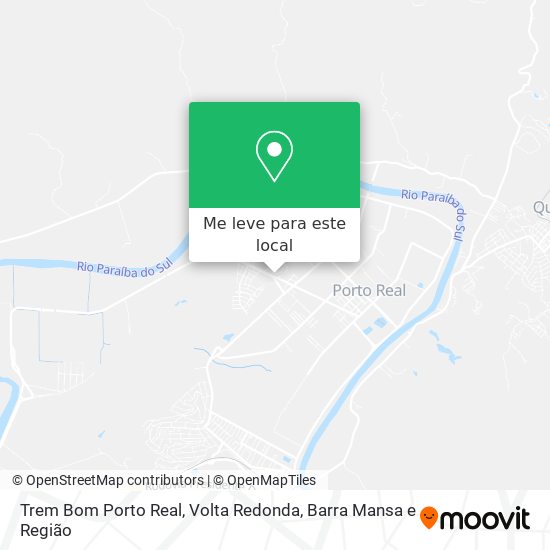 Trem Bom Porto Real mapa