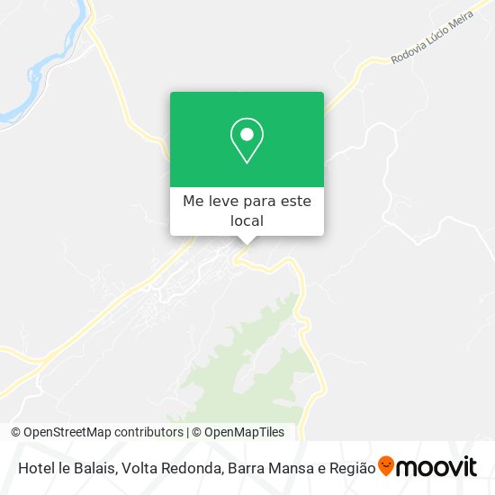 Hotel le Balais mapa