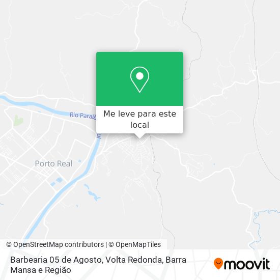 Barbearia 05 de Agosto mapa