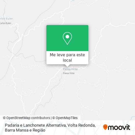 Padaria e Lanchonete Alternativa mapa