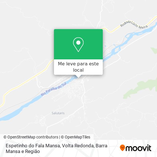 Espetinho do Fala Mansa mapa