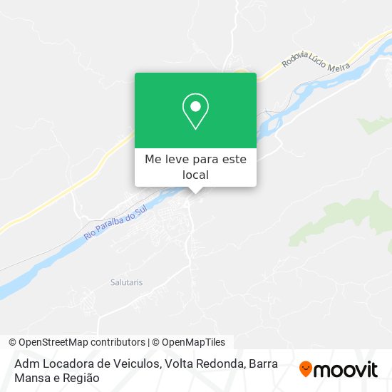 Adm Locadora de Veiculos mapa