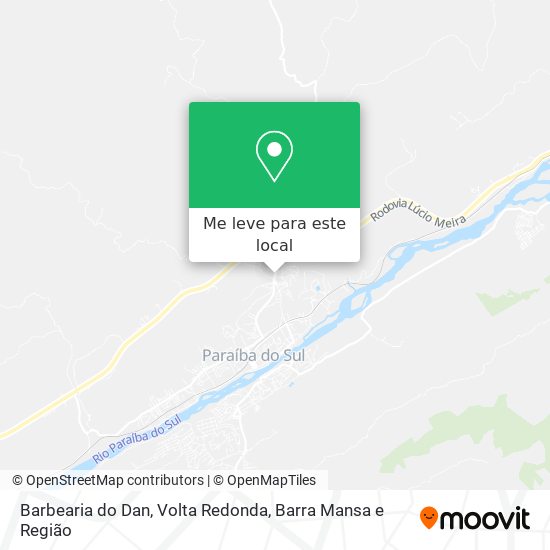 Barbearia do Dan mapa
