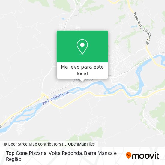 Top Cone Pizzaria mapa