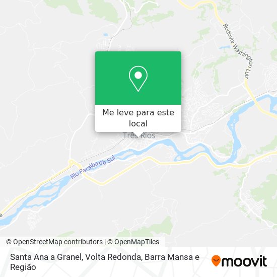Santa Ana a Granel mapa
