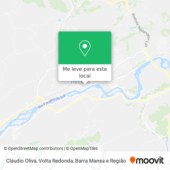 Cláudio Oliva mapa