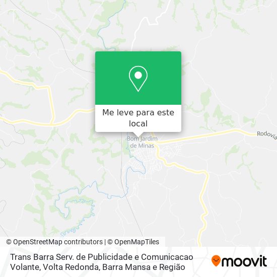 Trans Barra Serv. de Publicidade e Comunicacao Volante mapa