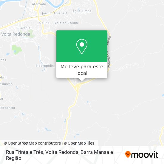 Rua Trinta e Três mapa