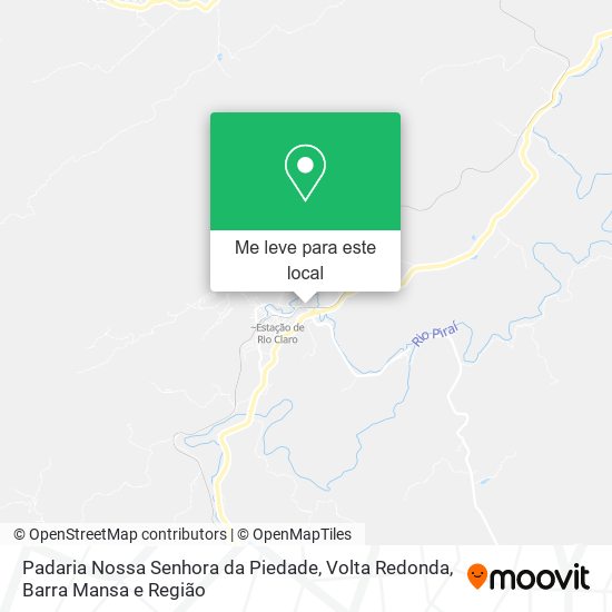 Padaria Nossa Senhora da Piedade mapa
