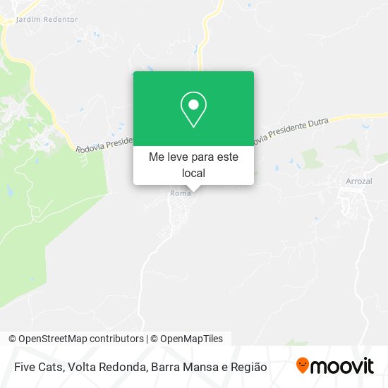 Five Cats mapa