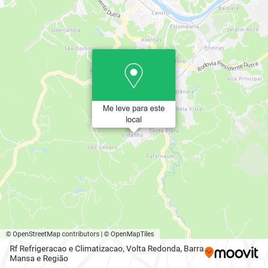 Rf Refrigeracao e Climatizacao mapa