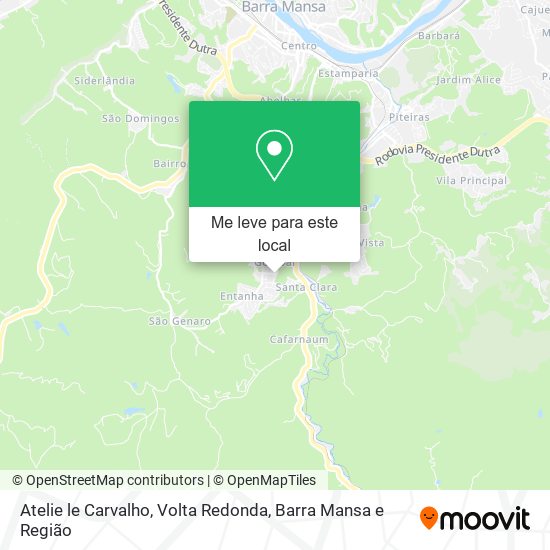 Atelie le Carvalho mapa