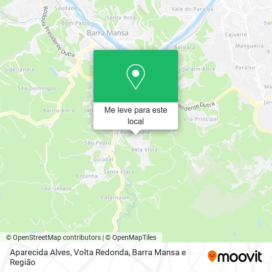 Aparecida Alves mapa