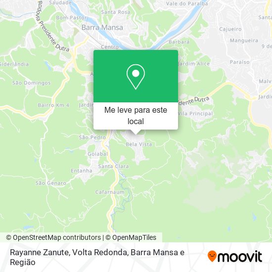 Rayanne Zanute mapa