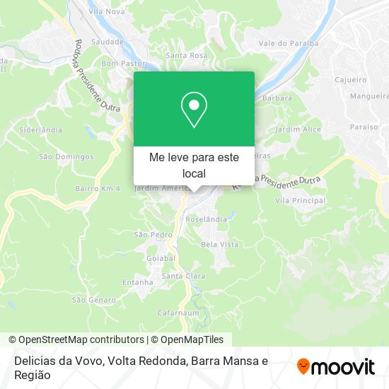 Delicias da Vovo mapa