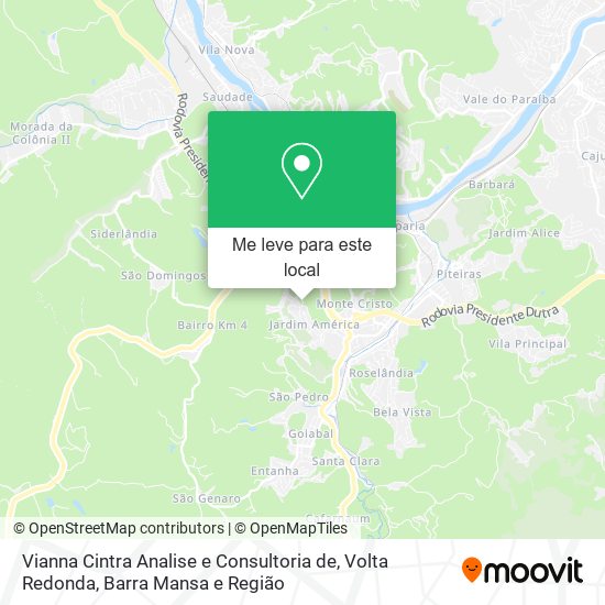 Vianna Cintra Analise e Consultoria de mapa