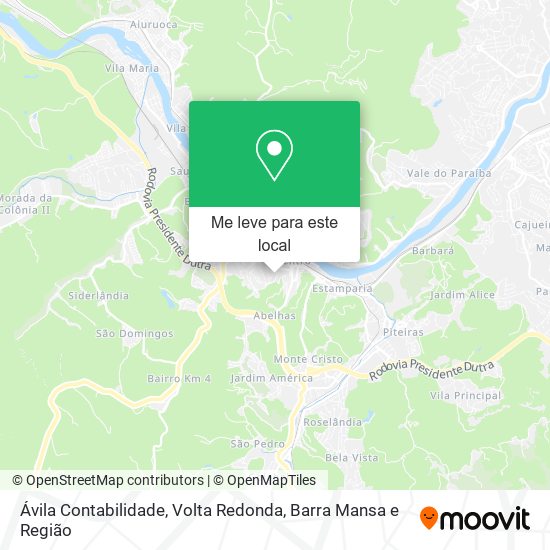 Ávila Contabilidade mapa