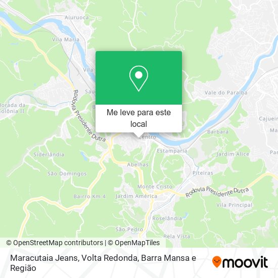 Maracutaia Jeans mapa