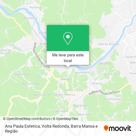 Ana Paula Estetica mapa