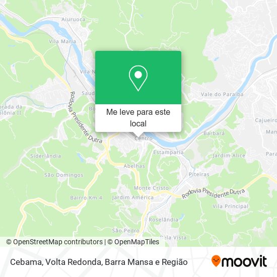 Cebama mapa