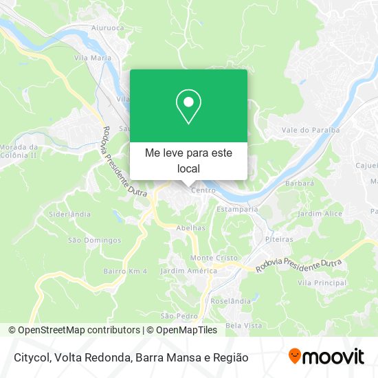 Citycol mapa