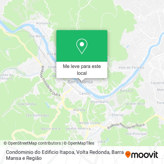 Condominio do Edificio Itapoa mapa