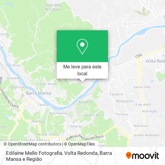 Edilaine Mello Fotografia mapa