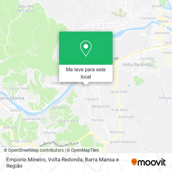 Emporio Mineiro mapa