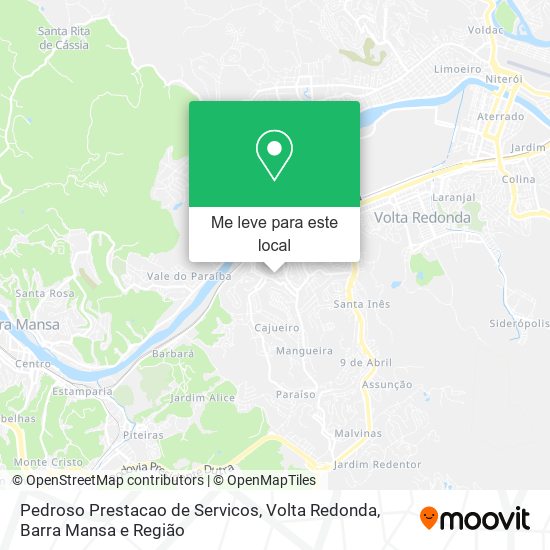 Pedroso Prestacao de Servicos mapa