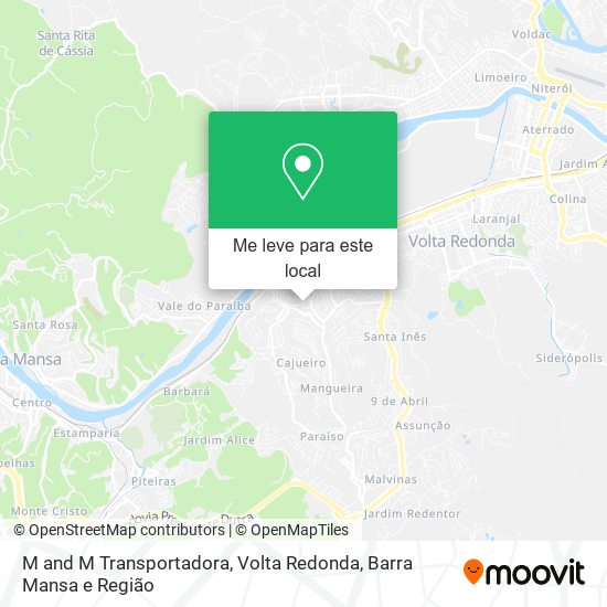 M and M Transportadora mapa