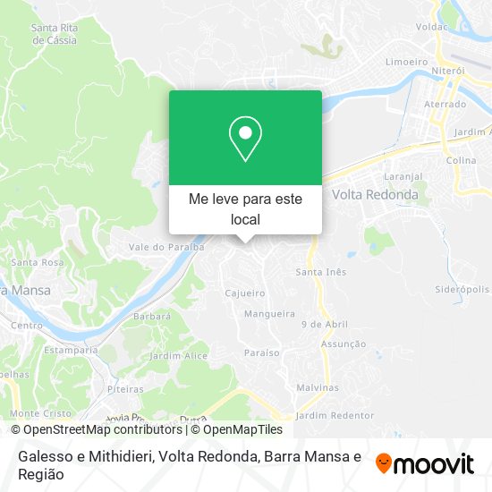 Galesso e Mithidieri mapa