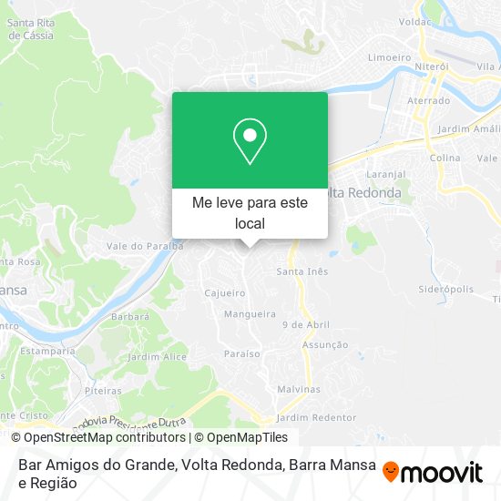 Bar Amigos do Grande mapa