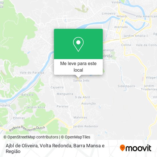 Ajbl de Oliveira mapa