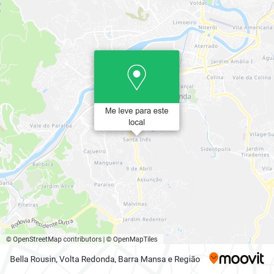 Bella Rousin mapa