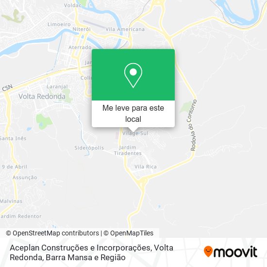 Aceplan Construções e Incorporações mapa