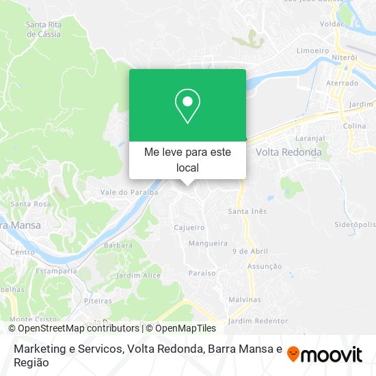 Marketing e Servicos mapa
