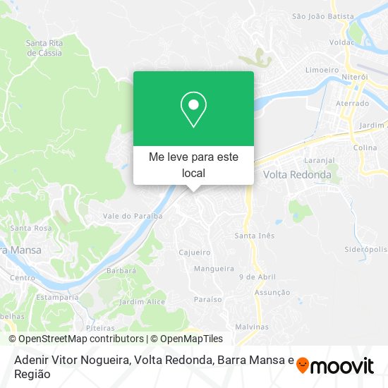 Adenir Vitor Nogueira mapa