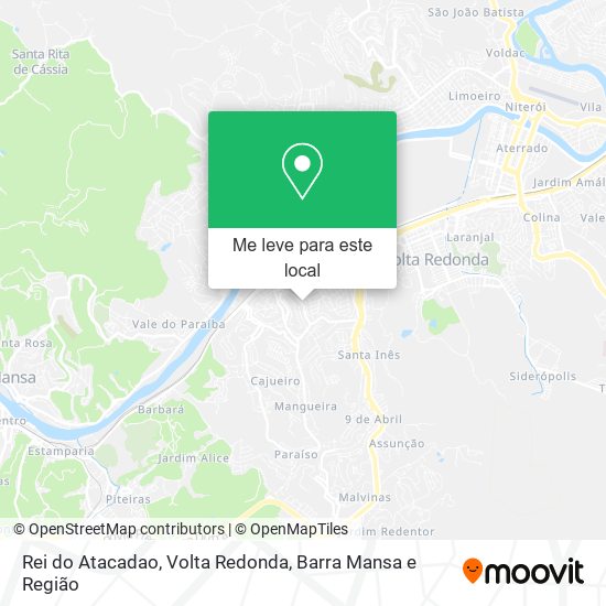 Rei do Atacadao mapa