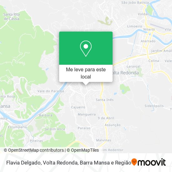 Flavia Delgado mapa