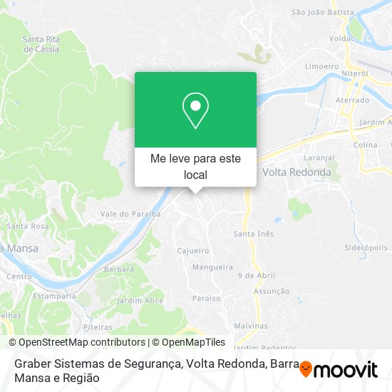 Graber Sistemas de Segurança mapa